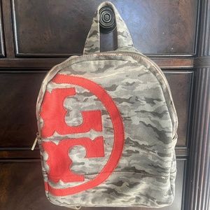 RARE Tory Burch Jasper Camo Backpack